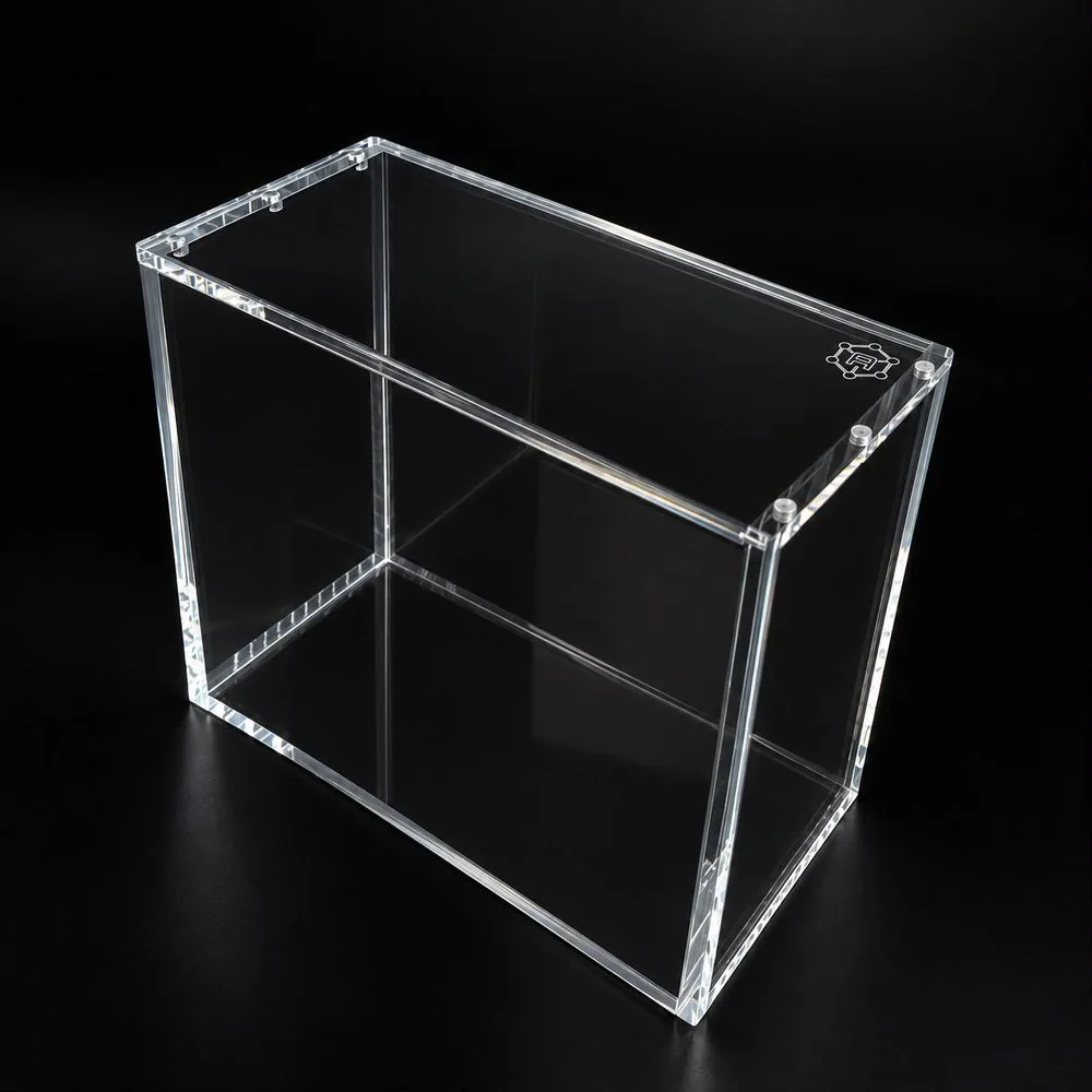 Acrylium acrylic case — optical clarity of the material
